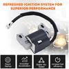 HIPA 590454 Катушка зажигания Совместима с Brigg Stratt 799381 790817 692605 802574 Якорь магнето