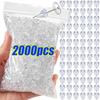 500/2000 шт. Прозрачные Силиконовые Резиновые Застежки для Серьг, Заглушки для Серьг, Основы для Серьг-Гвоздиков, Аксессуары для Бижутерии DIY