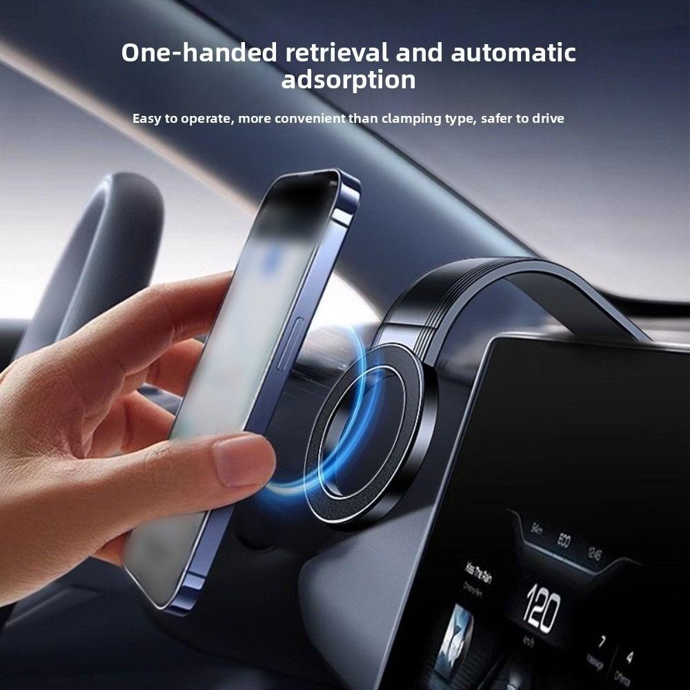 Alloy Car Phone Holder Magnetic Cell Phone Mount New Car Phone Rack for Car Interior