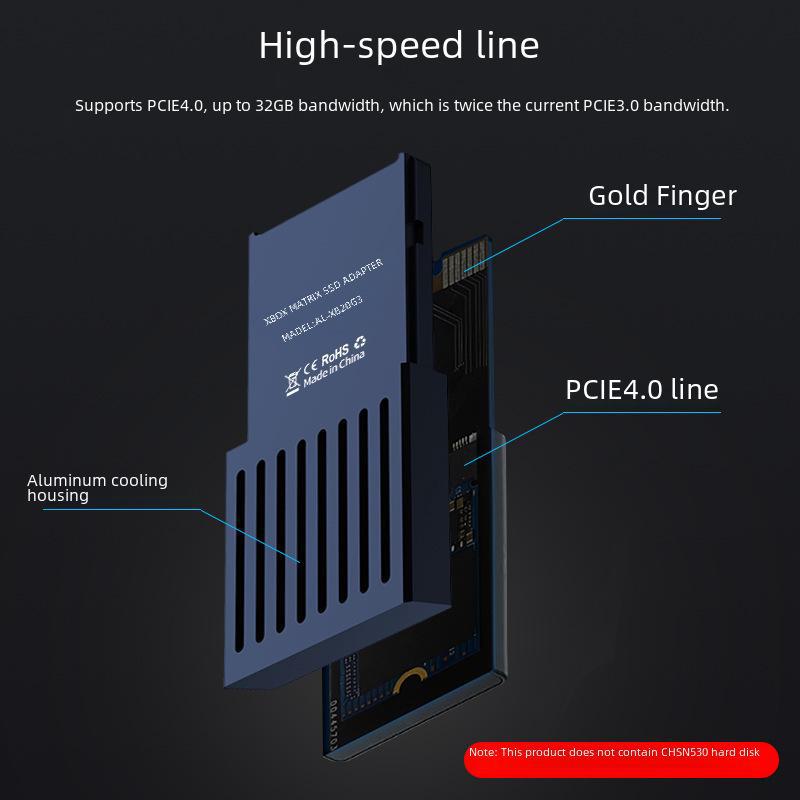 Совместимый с Xbox Series X/S внешний жесткий диск-конвертер — протокол PCIE4.0