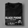 Мужская футболка The Black Phones Винтажная хлопковая футболка с круглым вырезом с коротким рукавом Подарок на день рождения Одежда - Мужская летняя...