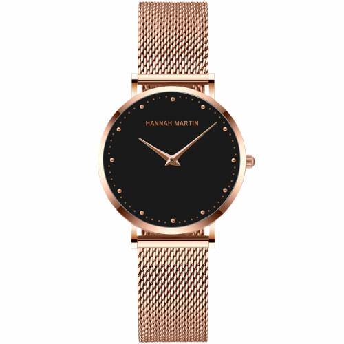 RORIOS Fashion Women's Watch, Ultra-Thin Waterproof Analog Quartz Watch with Stainless Steel Strap, Simple and Stylish Casual Style, Perfect Gift for
