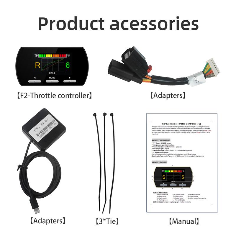 Digital Car Throttle Response Controller Racing Power Accelerator Potent Pedal Booster Electronics Accessories for Toyata
