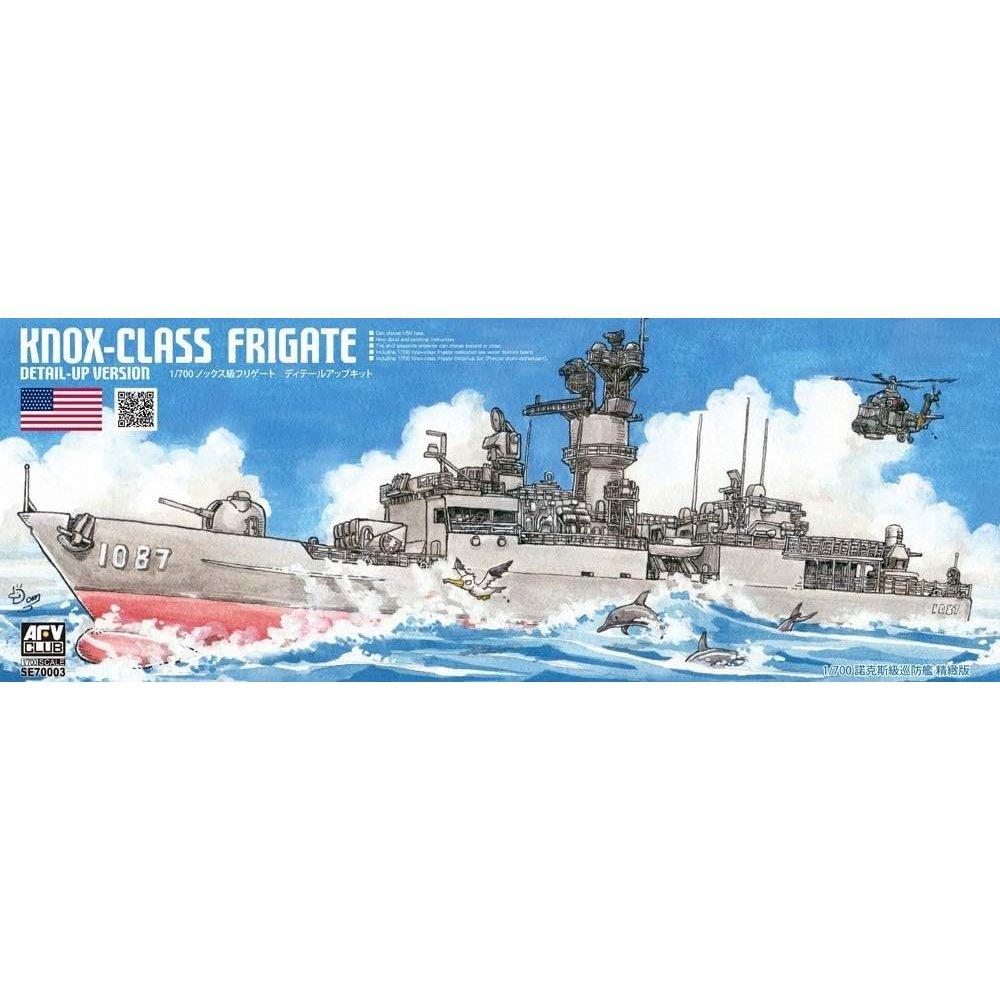 AFV Club Масштаб 1/700 Фрегат ВМС США класса Knox Версия с детализацией Пластиковая модель SE70003