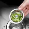 Universal Kitchen Sink Drain Cover Stainless Steel Filter Mesh Odor Proof Garbage Catcher For Sink Strainer