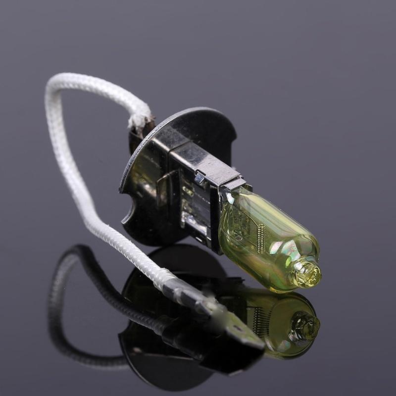 Новинка, 2 шт./лот, лампочки H3 4300K, автомобильные галогенные ксеноновые фары H3 12 В 55 Вт, желтые противотуманные фары