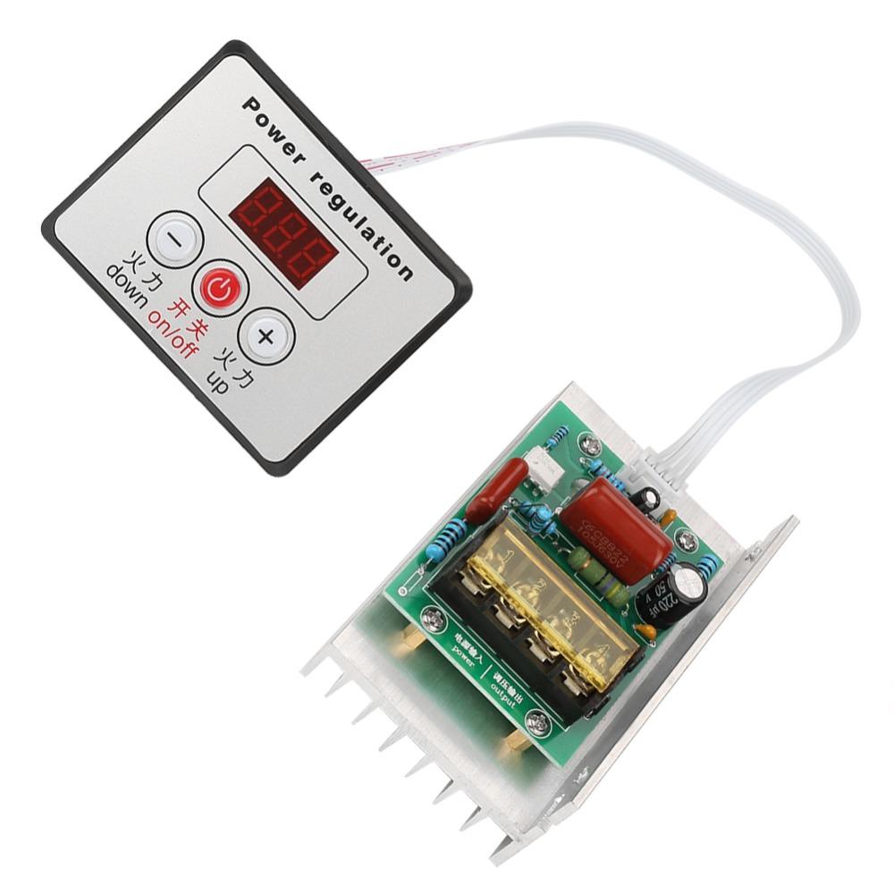 8000W AC220V Speed Controller Regulator Easy Installation High Power SCR Speed Controller Temperature Regulation Digital