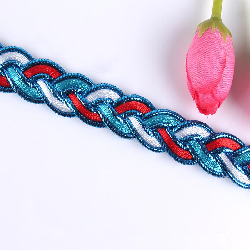 4m/13.12ft Each Pack Lace Trims Dress Curtain Handmake DIY Sewing Craft Ribbons Edge Curve Home Dinner Hair Decoration Big Wide 1.2cm/0.47inch