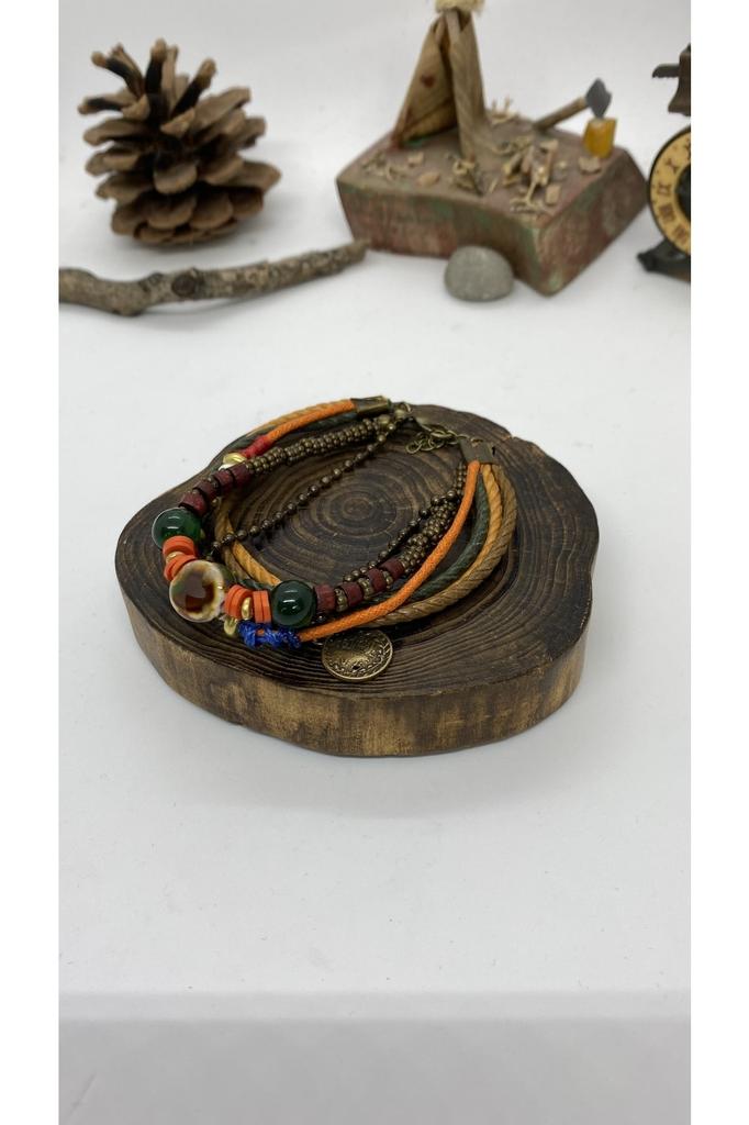 Подарок на день Святого Валентина, аутентичный этнический браслет ручной работы в богемном стиле в стиле хиппи, ювелирные изделия