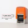 Handle Account Self-Inking Stamps English Version Date Wheel Stamp Date Stamps  DIY Painting