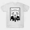 T Shirt Women Raccoon In Suit Harajuku Print Kawaii Tshirt Summer Short Sleeve Female T-Shirt Top Tee