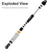 INJORA LS 55mm Aluminum Oil Shocks for 1/18 TRX4M (Black)