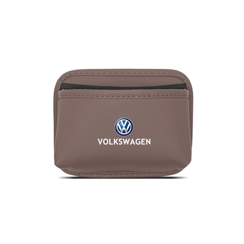 T25PU Leather Car Storage Organizer Bag Pocket For Volkswagen VW Polo Golf T5 Caddy T4 Touran GTI Passat Scirocco Tiguan GTD GTE
