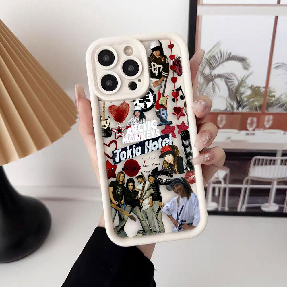 Чехол для телефона T-Tokio Hotel Tom Bill K-Kaulitz для iPhone Apple 17 AIR 16 16E 11 12 13 14 15 XR Plus Pro Max Ударопрочный чехол