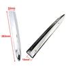735455041 735455042 Pair Car Front Bumper Upper Molding Chrome Carbon Trim For FIAT 500 2008‑2015 Front Bumper Lower Grill Trim