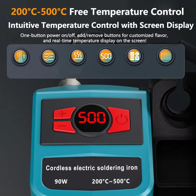 НОВЫЙ Портативный Беспроводной Паяльник для Аккумуляторов Makita/Milwaukee/Bosch 18/11V Li-ion Паяльная Станция Литиевый Паяльник для DIY Проектов