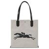 Longchamp Roseau 32 Сумка-тоут из нейлона с принтом логотипа Женская сумка-тоут Лен 10090hsg037