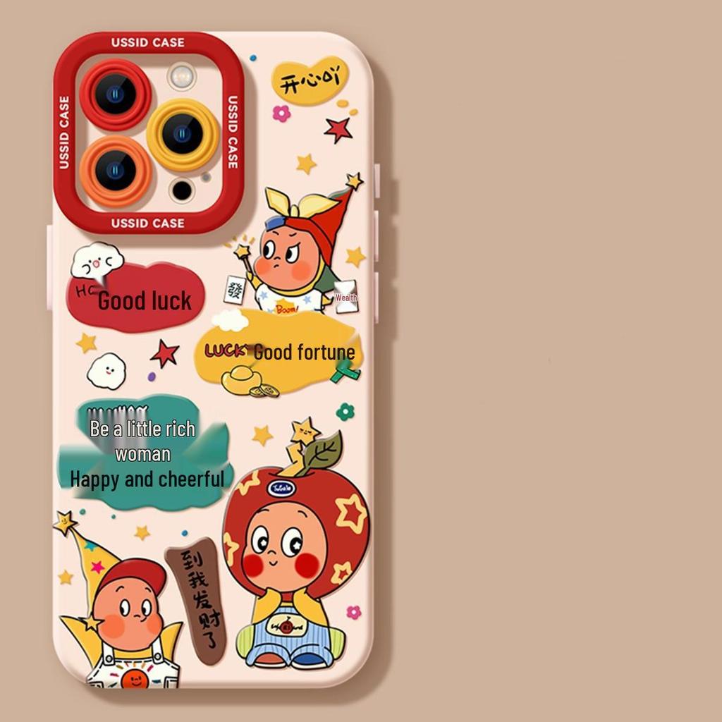 Силиконовый чехол с мультяшным персонажем для Apple iPhone 12 Mini, 13 Pro Max и 16 Plus