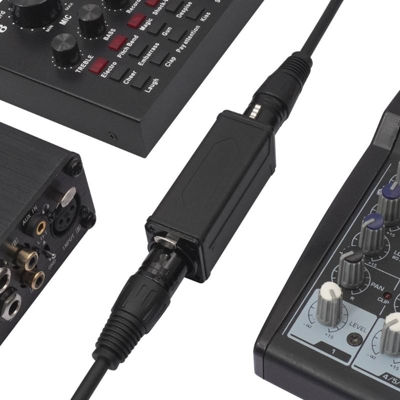 Professional 3Pin XLR Male to Female Auditory Connector for Studio Recording and Live Sound Systems