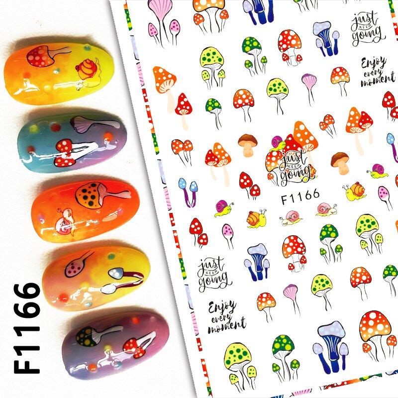 3pcs Stickers Autumn Winter Dry Red Gold Brown Maples Leaves Nail Art Decals Stickers For Nails Art Manicures Tips Decorations