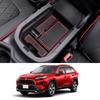 Coleya Ящик для хранения в консоли Toyota New RAV4 50 Series, лоток в консоли, центральный лоток с резиновым покрытием, специально разработанный для вашего удобного хранения монет в автомобиле