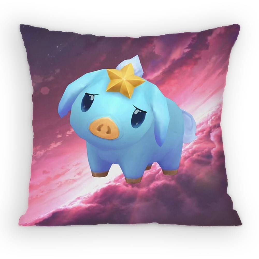 Чехол для подушки TFT Little Legends Диван Гостиная Спальня Автомобиль Изголовье Подушка для спинки Квадратная подушка Время для сна