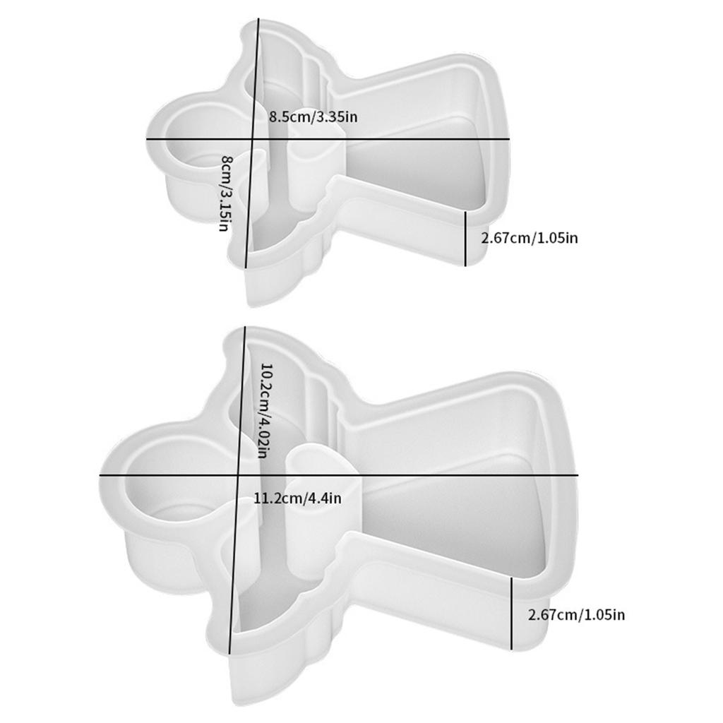 Силиконовые формы для ангелов, форма для подсвечников своими руками, украшение из арома-штукатурки, силиконовые формы для ангелов любви