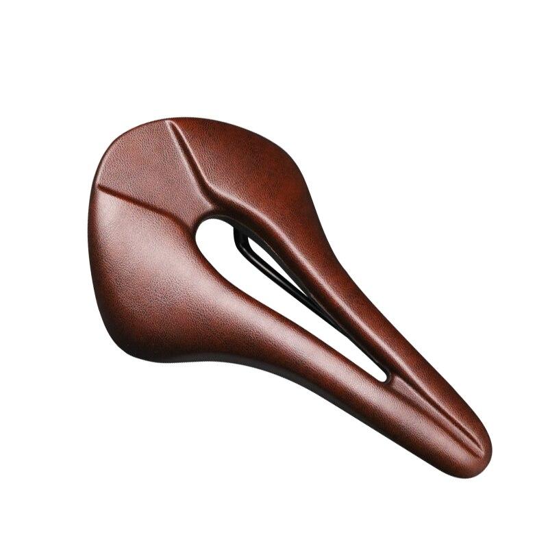 Велосипедное седло из искусственной кожи, мягкое, удобное, полое, сверхлегкое, ударопрочное, для горного велосипеда, подушка, аксессуары для велоспорта