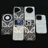 Черно-белый Человек-паук для Apple 17/iPhone15/16Promax Huawei pura80 матовый серебристый