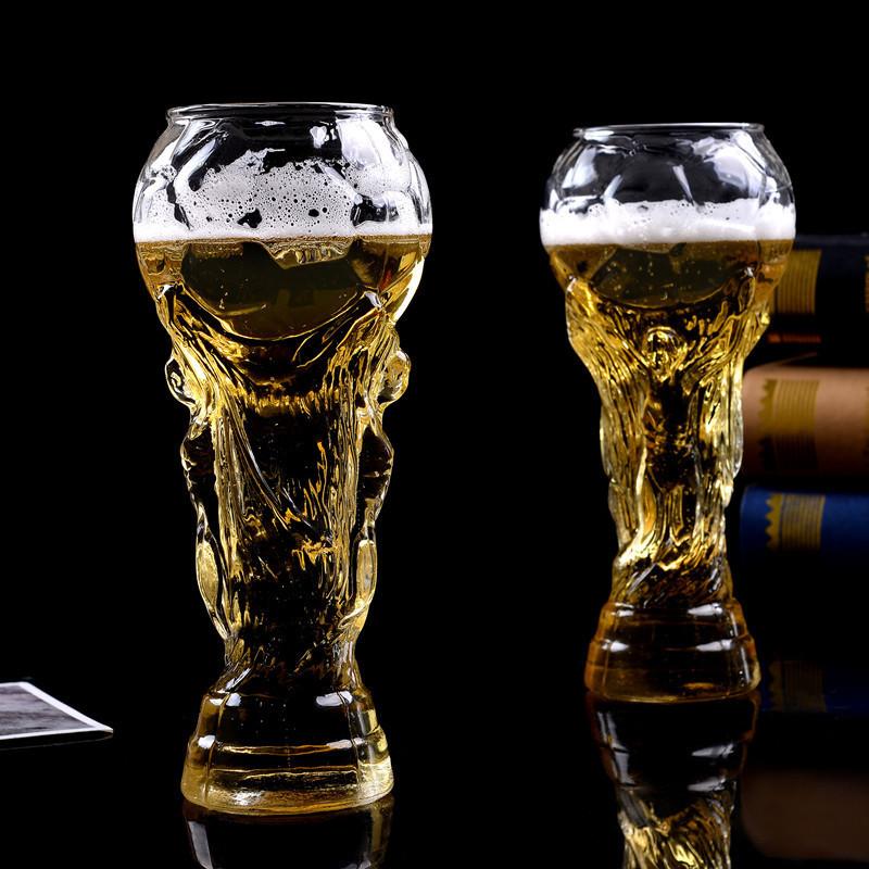 Beer Glass Coffee Mugs Trophy Shape Comfort with Distinctive Texture Beer Mug Suitable for Family Gatherings