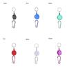 Carabiner Safety Coil Badge Retractable Key Chain ID Card Holder Keychain Pendant Fishing Key Ring