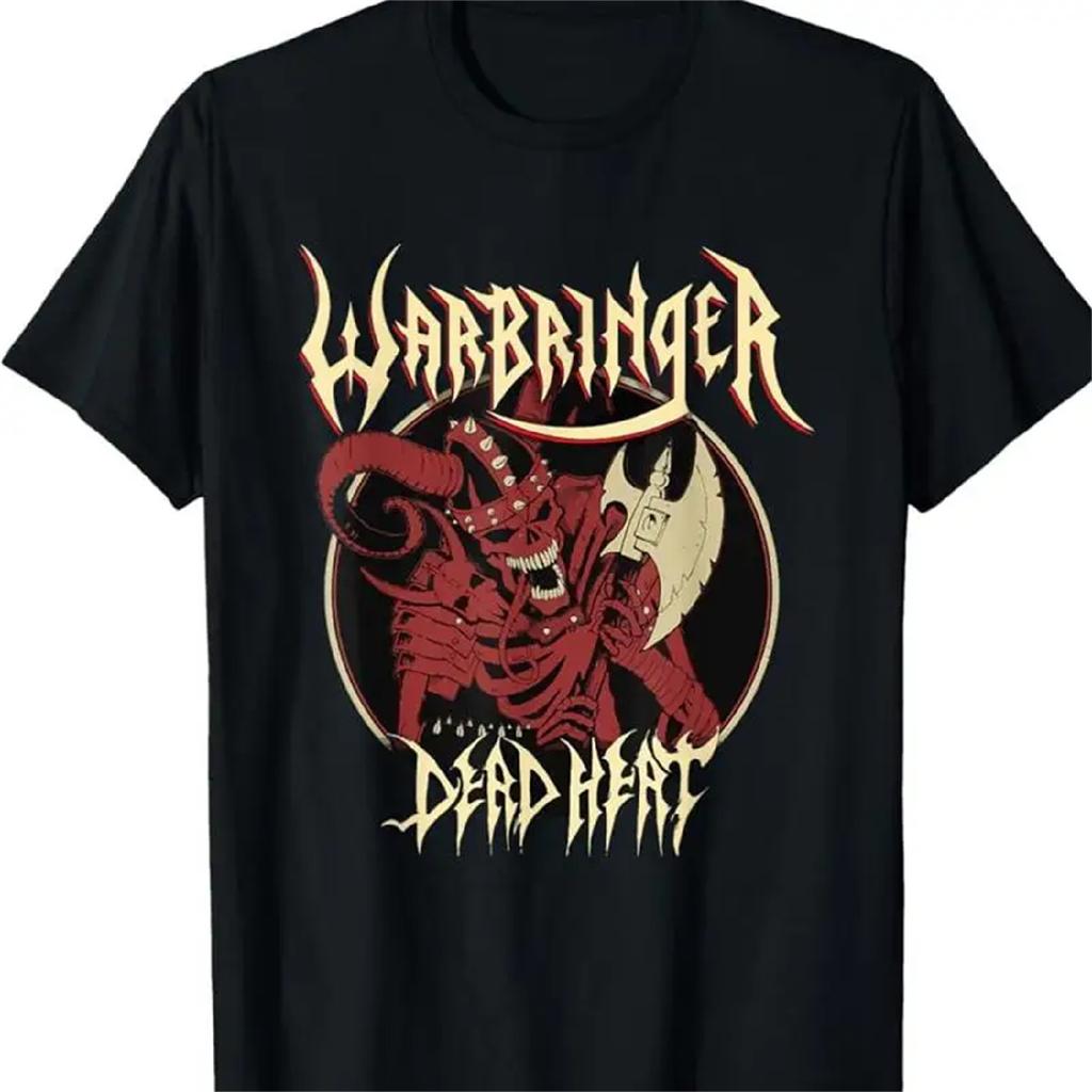 Warbringer Band Мертвая Жара Черная Футболка с Коротким Рукавом Все Размеры Xy590