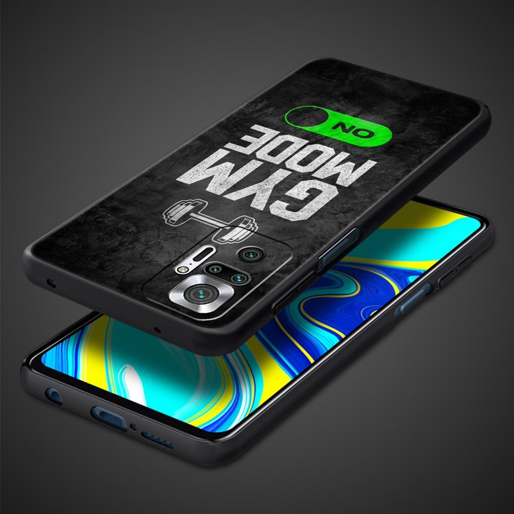 Чехол для телефона для Xiaomi Redmi Note 14 13 12 Pro Plus 5G 9S 9 10 11 4G 14C 13C 12C 10C 9C 9A Фитнес Тренажерный зал Бодибилдинг Мягкий чехол