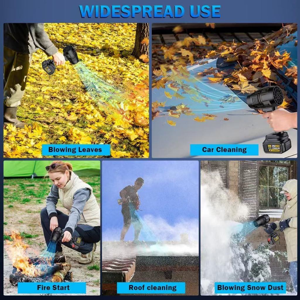 1050 Вт Ручной Концентратор Фен Высокой Мощности Турбо Обдув Воды Ультра-Мощный Вентилятор Беспроводной Портативный Воздуходув