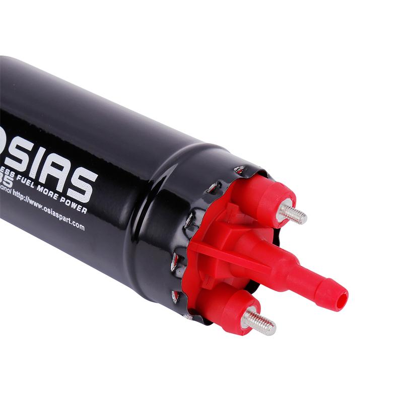 OSIAS EFI Universal High Pressure Fuel Pump Inline Replacement Compatible with Bosch 0580464070 MegaSquirt Carbon Commutator E85