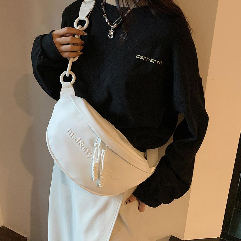 Мужские и женские нагрудные сумки, повседневные сумки-пельмешки, новая модная крутая спортивная универсальная сумка на одно плечо через плечо 2025 года, высококачественные поясные сумки для женщин