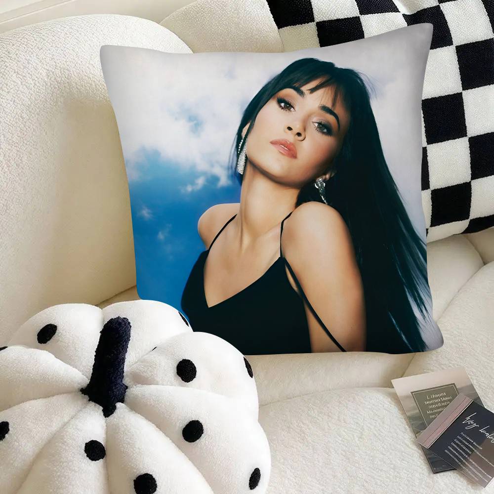 Singer Aitana Pillow Case Fashion Square Pillowcase Bedroom Sofa Room Ins Decoration Leisure