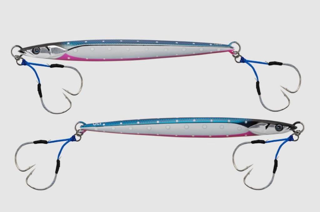 Jackall Metal Jig Bambluz Semi Long Sakuramasu 120 Grams B Pink Glow (2605)