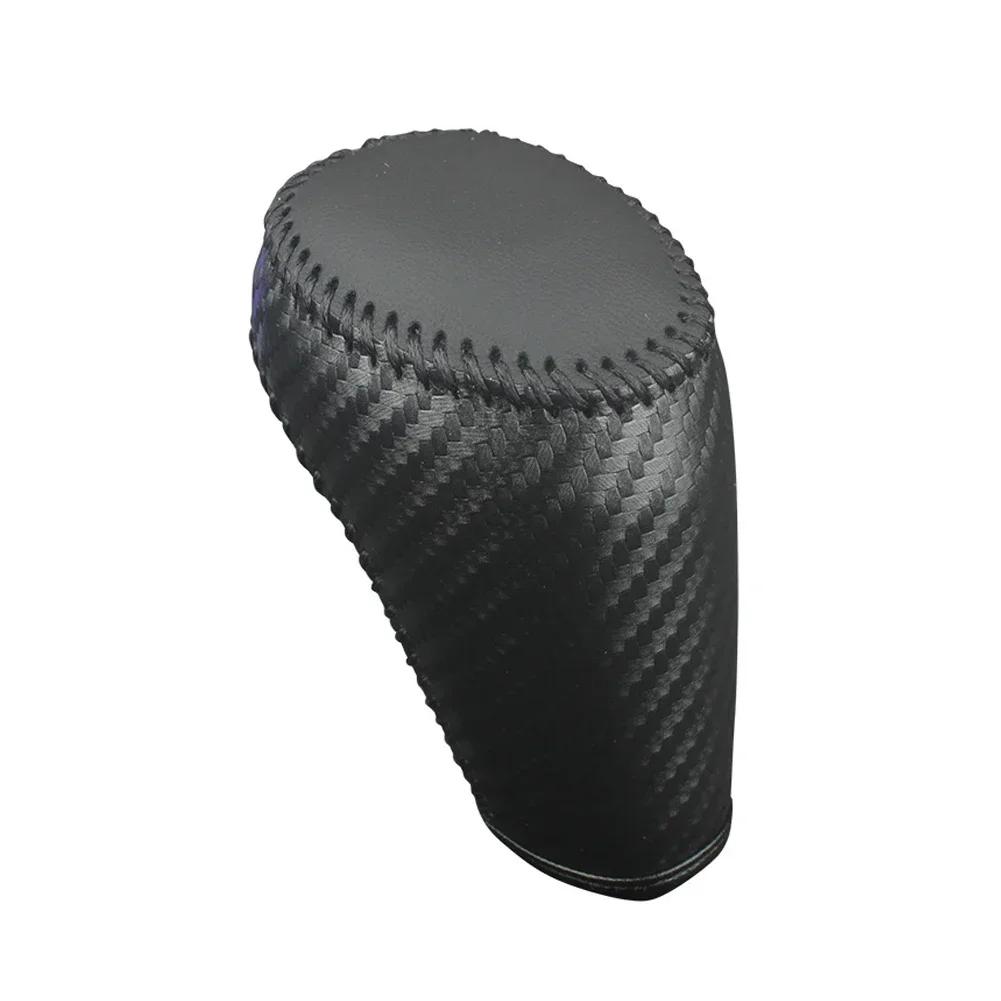 Автомобильные кожаные чехлы для рычагов переключения передач из углеродного волокна для Chevrolet Chevy Malibu XL 2016-2020 Equinox 2017-2019 Cruz 2017 2018