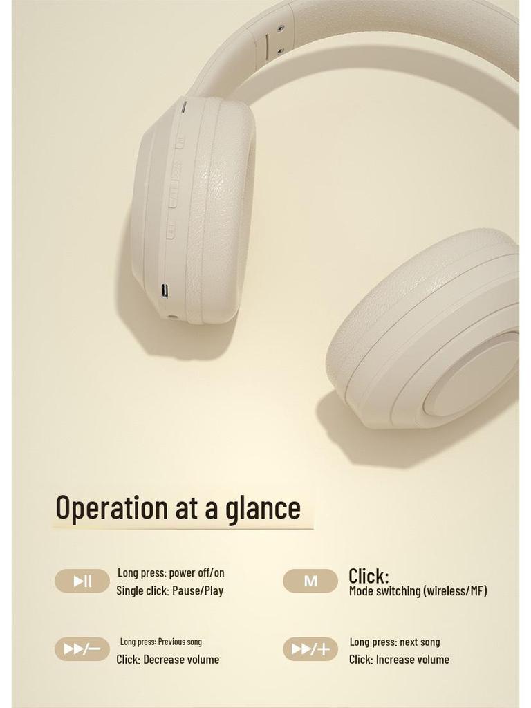 DR58 Bluetooth Headset: Head-mounted, Wireless, Noise-Cancelling, Ultra-long Battery Life, Mobile Compatible, Hot-seller