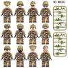M8019 M8084 M8085 M8082 Anti-Terrorism Swat Miniature Camouflage Military Building Block Toy