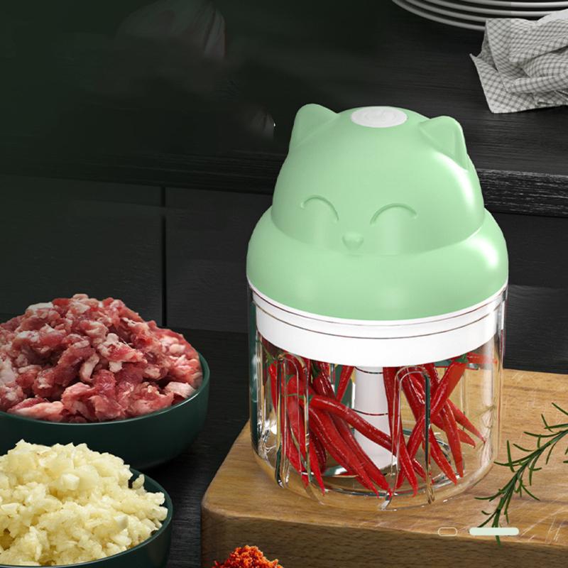 Мини-электрический пресс для чеснока, 250 мл, портативная беспроводная шлифовальная машина, измельчитель еды
