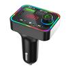 Usb Car Charger Bluetooth-compatible 5.0 Fm Transmitter Mp3 Player F4u Disk/tf Card F4 Colorful