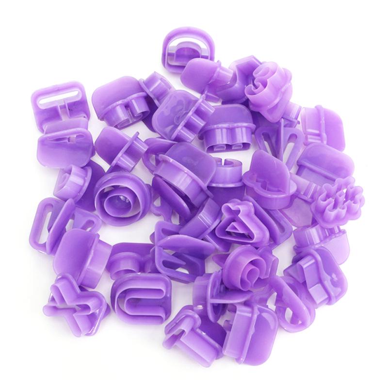 40-Piece Alphanumeric & Symbol Cookie Fondant Decoration Mold Baking Set