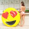 New Smiley Face Inflatable Ride-on Pool Float For Adults Eco-friendly Pvc Material Trendy Design