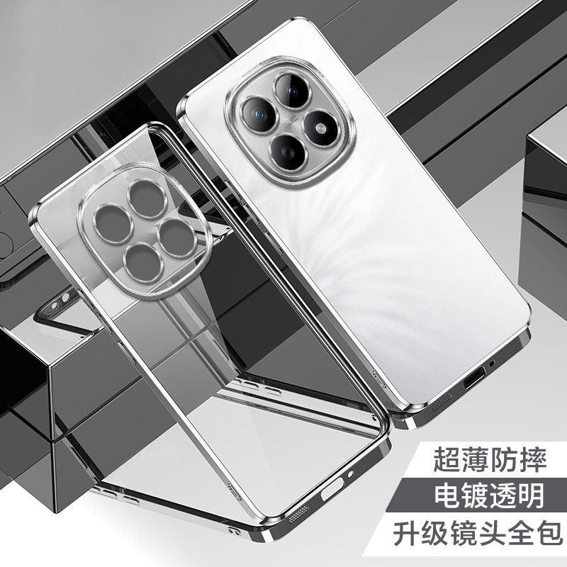 Для Mi POCO M8 Pro G Ультратонкий Позолоченный Силиконовый TPU Чехол Для POCO M 8 M8Pro Электрооцинкованный Прозрачный Ударопрочный Задний Чехол