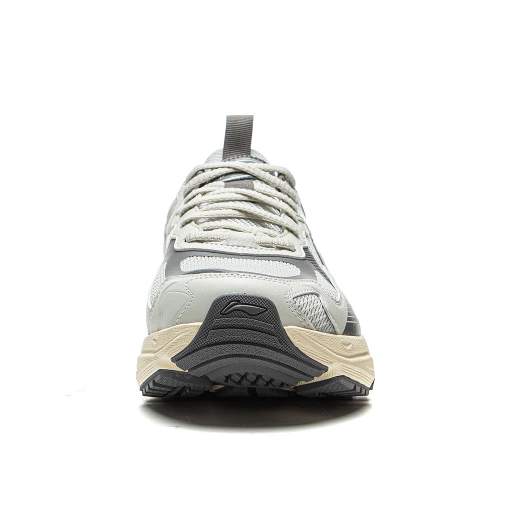 Li Ning Carefree V2 Амортизирующие Скользкие Устойчивые к истиранию Упругие Низкие Кроссовки для бега Мужские Серый ARXV007-1