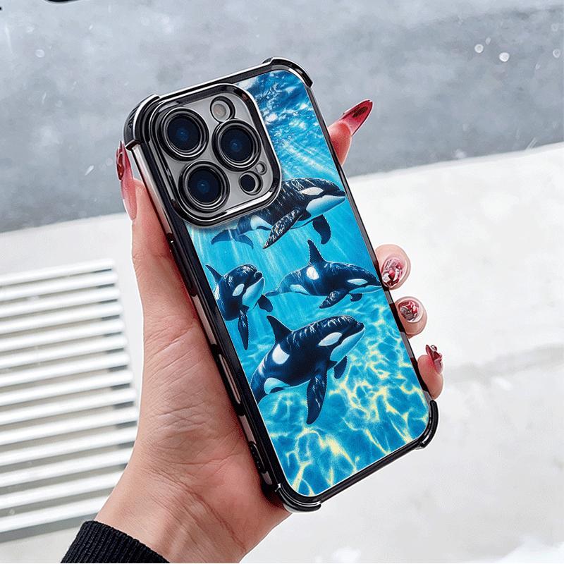 Мягкий чехол для телефона с узором «Косатка в океане» для Xiaomi Poco X7 X8 Pro Max X6 X5 X3 F8 Ultra F7 M8 M7 M5S Redmi 15C 15A 15 14C 13C 12C 13