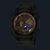 Casio GA-2100BM-7A5ER Мужские Аналогово-Цифровые Кварцевые Часы Пластиковый Ремешок