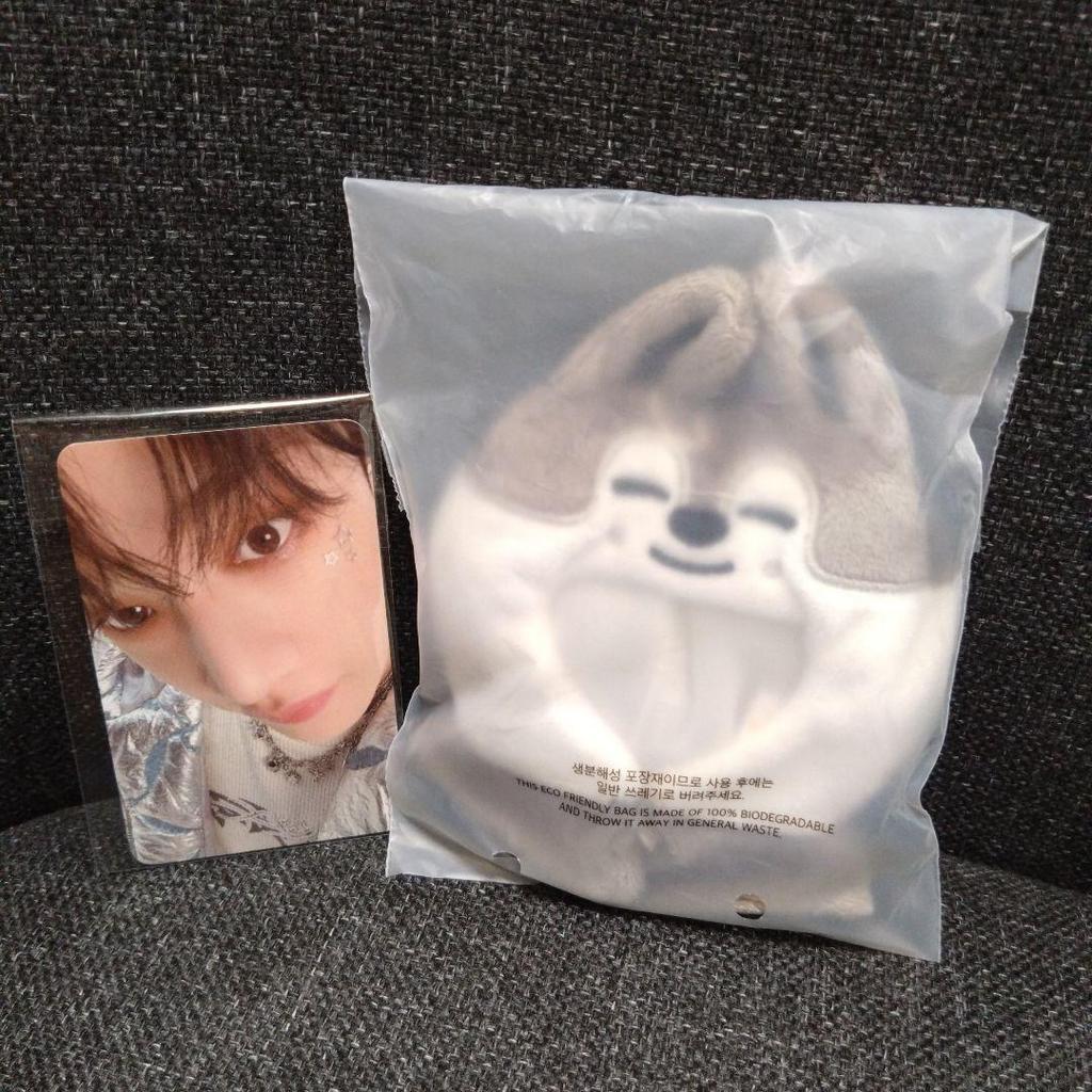 [Б/У] SKZOO 10см ПЛЮШЕВЫЙ НАРЯД Тамагочи Вольфчан